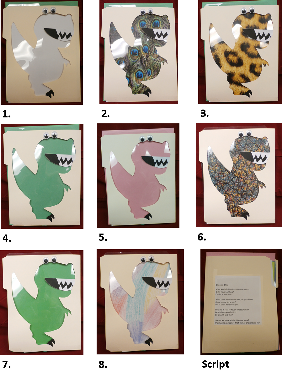 Dinosaur Skin Folder Story Sample