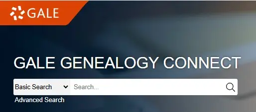 Gale Genealogy Connect resource