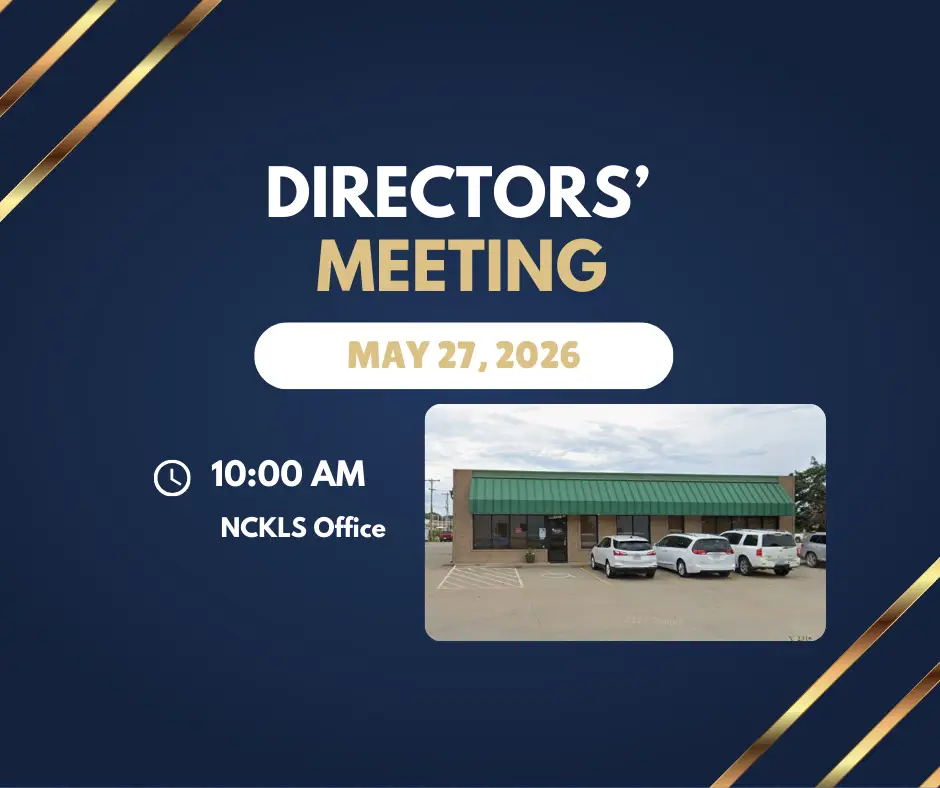 May 27 Directors' Meeting at NCKLS