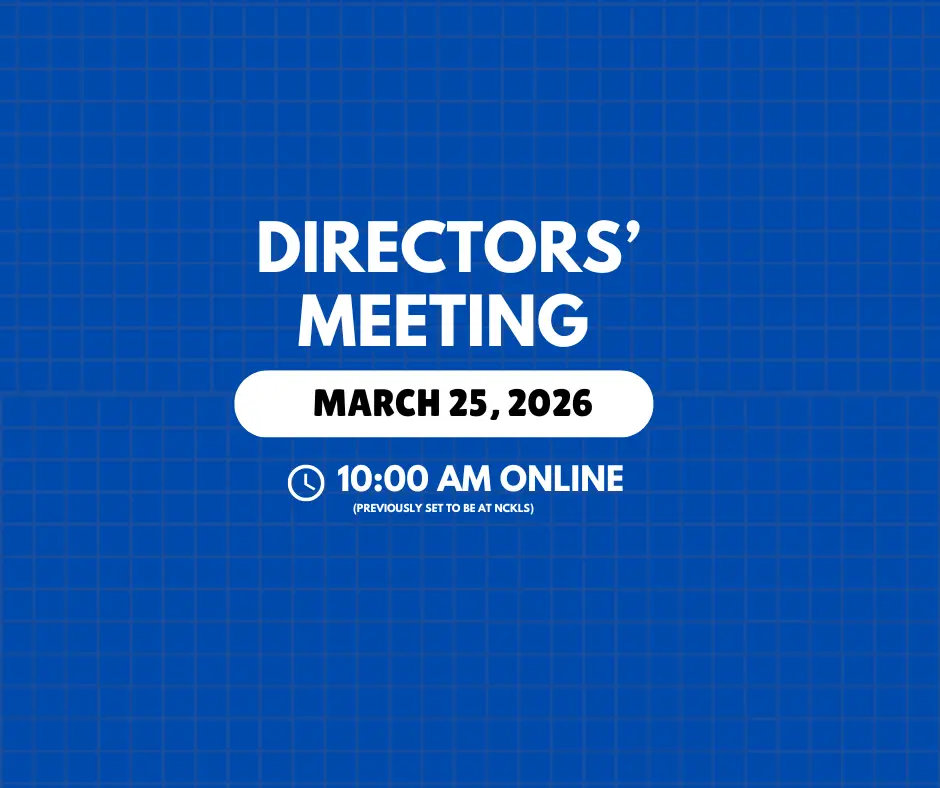 March 25 Directors' Meeting Online